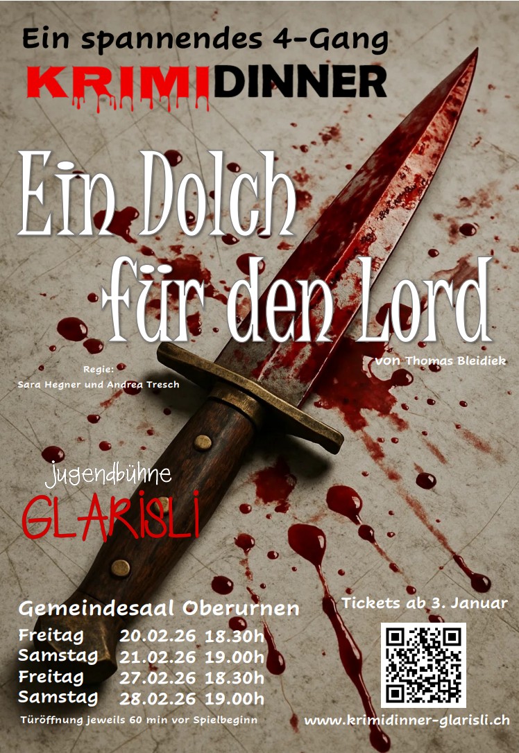 Plakat Produktion Ein Dolch für den Lord 2026