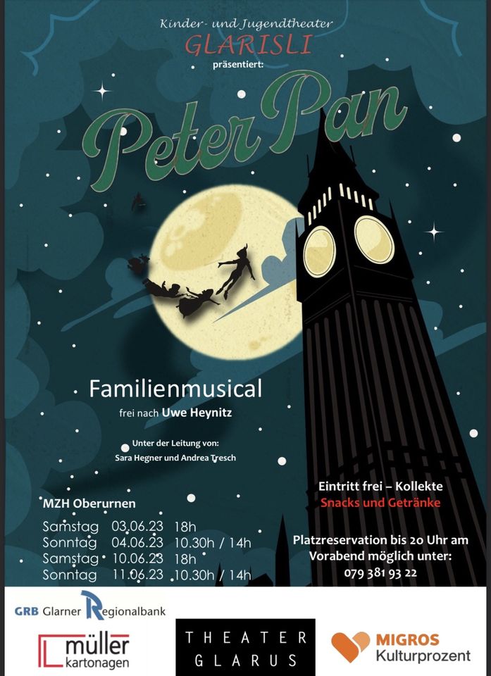Plakat Produktion Peter Pan 2023