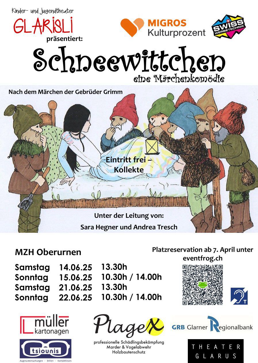 Plakat Produktion Schneewittli 2025