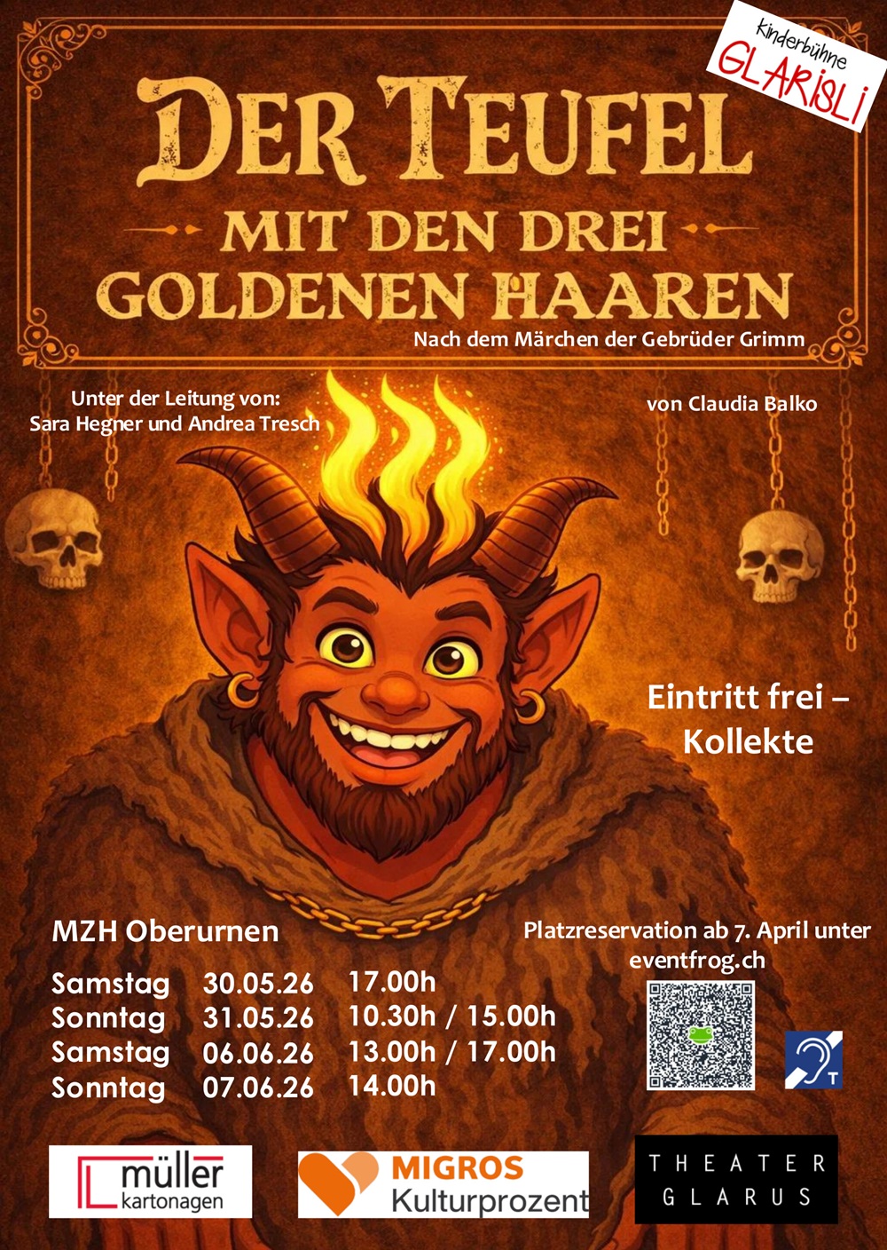 Plakat Produktion Der Teufel mit den drei goldenen Haaren 2026
